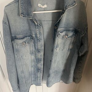 Good America Blue Denim Jacket 1-2